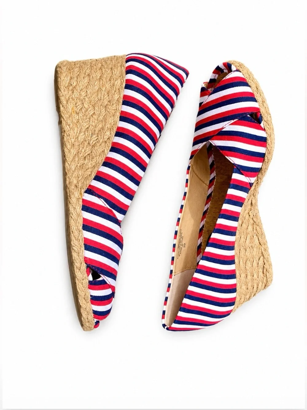 Adrienne Vittadini Bailee Espadrille Wedge Size 9